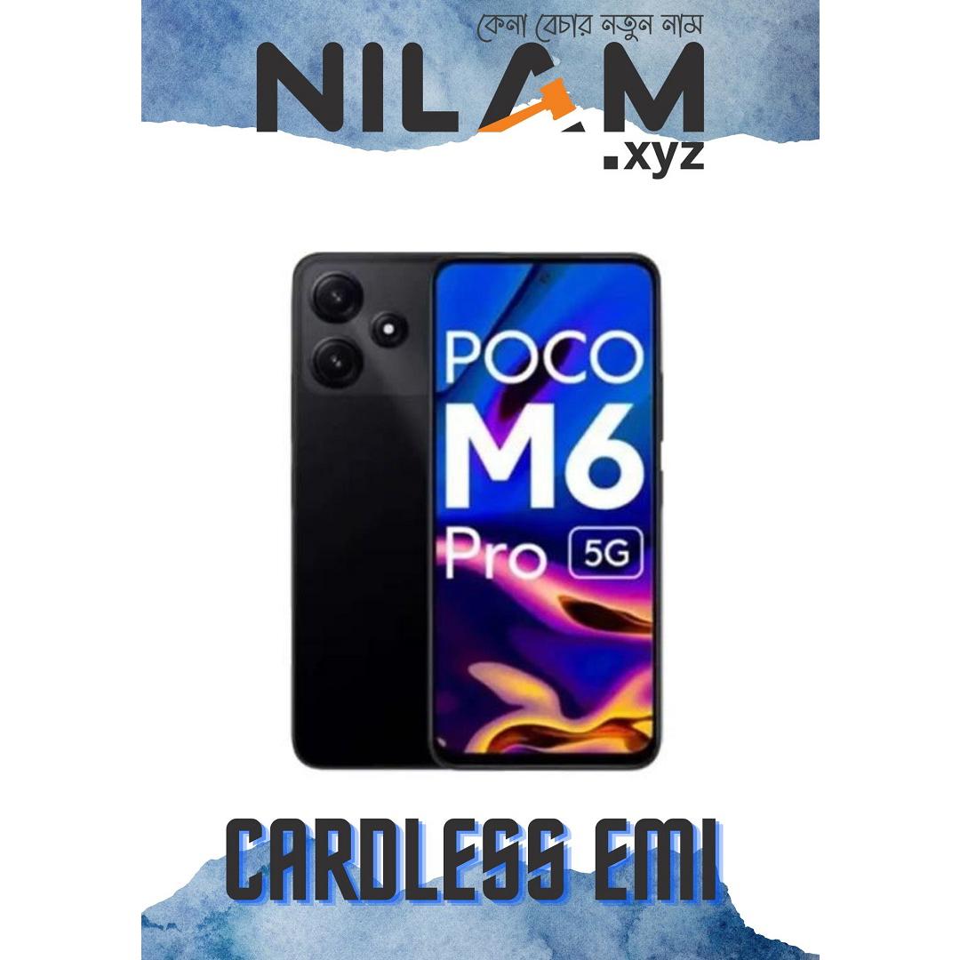 POCO M6 Pro 5G (BLACK 128 GB 6GB RAM) 6.79 inch 50MP Dual Sim Global  Version